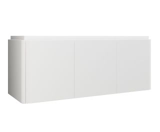 Тумба Cezares под раковину подвесная, с шестью выдвижными ящиками 55230 Bianco opaco, 140x48x55